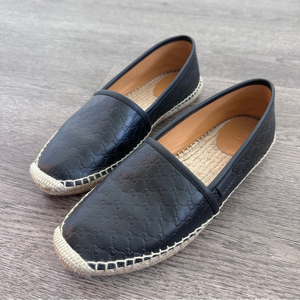 Gucci Leather Espadrilles